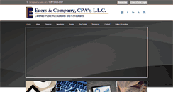 Desktop Screenshot of everscpas.com